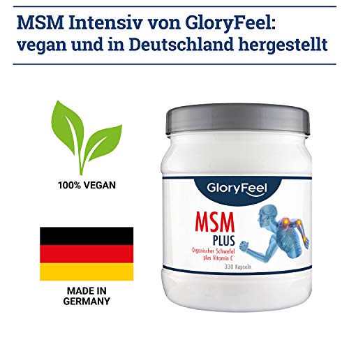 Gloryfeel 330 MSM Kapseln Intensiv 1.600mg - 5