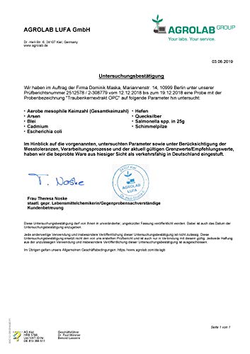 Naturalu 500g Traubenkernextrakt OPC Pulver - 7
