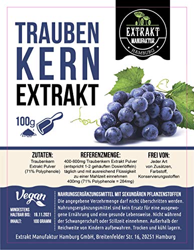 Foodfroog Traubenkernextrakt 10:1 100g - 3
