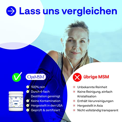 Kala Health – OptiMSM® Methylsulfonylmethan Pulver 1000g - 4