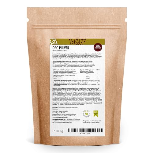 Biotiva OPC Traubenkernextrakt Pulver 100g 95% OPC - 5