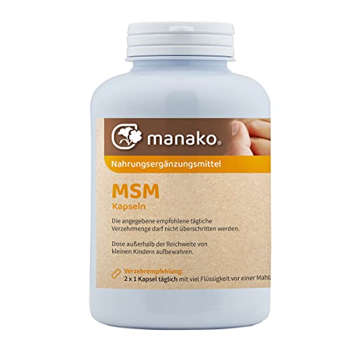 Manako MSM (Methylsulfonylmethan) Kapseln 300 Stück