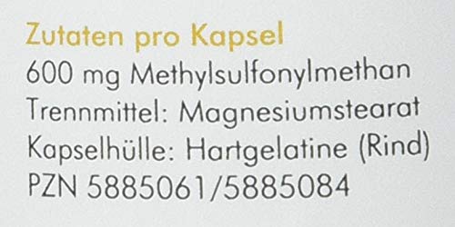 Manako MSM (Methylsulfonylmethan) Kapseln 300 Stück - 5