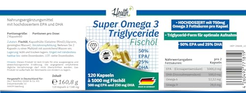 Health+ Super Omega 3 120 Kapseln - 2