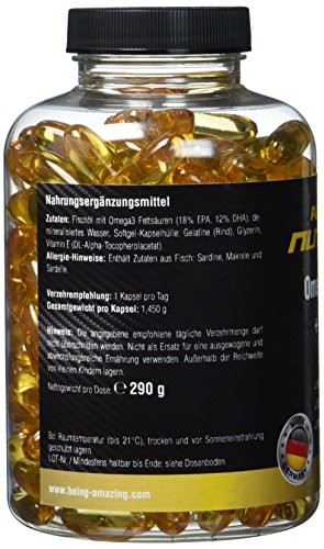 Amazing Nutrition Omega 3 Fischöl 200 Kapseln - 2