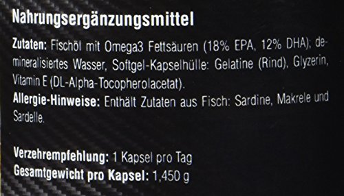 Amazing Nutrition Omega 3 Fischöl 200 Kapseln - 3