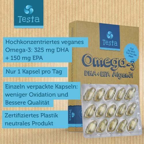 Testa Omega-3 60 vegane Kapseln - 2