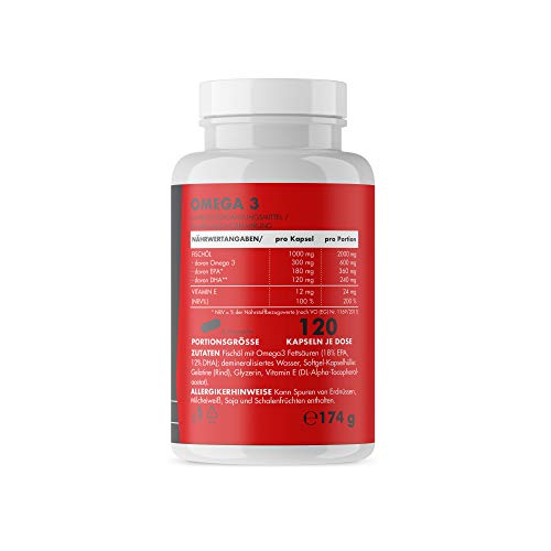 GymPro 180 Softgel Omega 3 Kapseln - 2