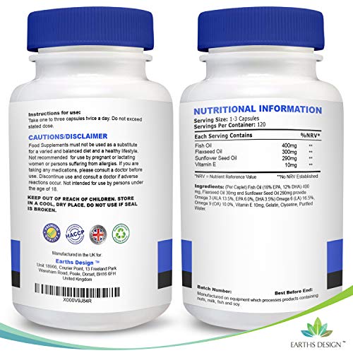 Earths Design 120 Omega 3-6-9 Kapseln - 7