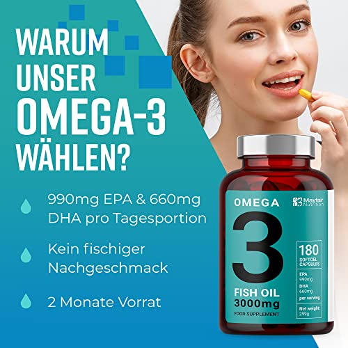 Iron Ore Health 180 Omega 3  Platinum Fischöl Kapseln - 4