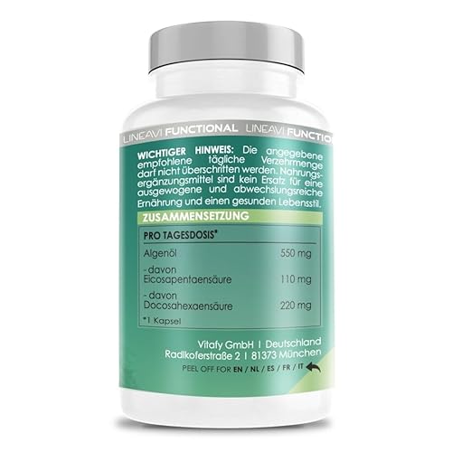 Lineavi 60 vegane Omega 3 Kapseln - 8
