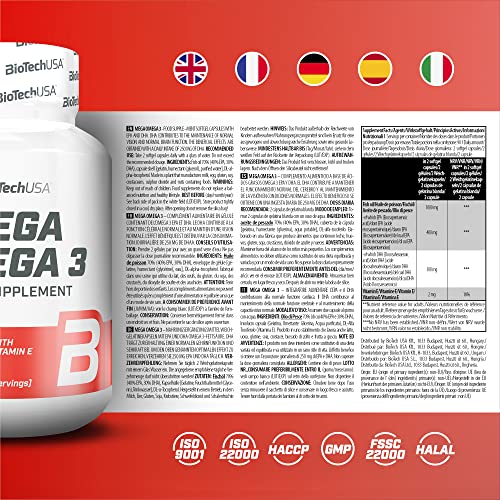 BioTech USA Omega 3 90 Kapseln - 4