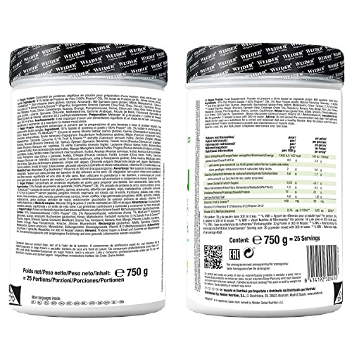 Weider Vegan Protein 750g - 4