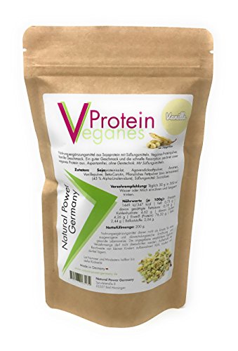 Natural Power Germany veganes Protein Vanille 200g