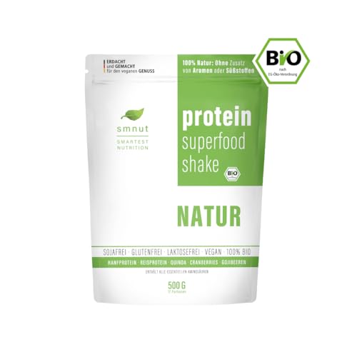 Smnut veganes Superfood Shake Proteinpulver Natur 500g - 7