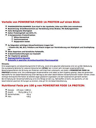 HOCHPROZENTIGES 3K MEHRKOMPONENTEN-PROTEIN aus Whey-Protein-Konzentrat, Calcium-Caseinat und Soja-Protein-Isolat von sehr gutem Geschmack und Löslichkeit - Made in Germany (Vanille-Sahne, 1 Beutel 750 g) - 3