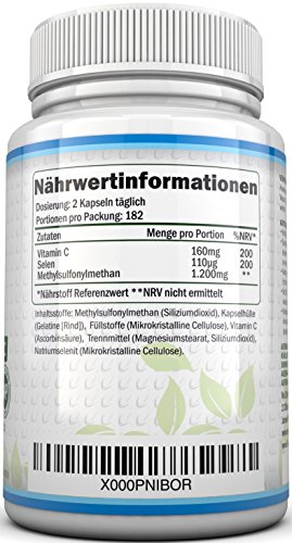 Nu U 365 Methylsulfonylmethan Kapseln - 3