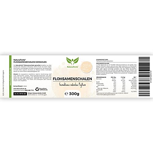 Natura Forte Flohsamenschalen gemahlen 300g - 6