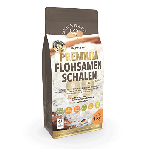 Golden Peanut Flohsamenschalen 1000g Beutel - 3