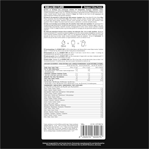 ESN Designer Whey Protein Vanille 1000g - 5